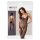 NO:XQSE - Geperforeerd net bodysuit (zwart) - M/L