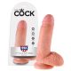 King Cock 7 bal met ballen (18 cm) - natuur