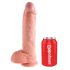 King Cock 10 grote dildo (25 cm) - naturel