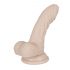 You2Toys - Kleine siliconen dildo met zuignap (natuurlijk)