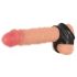 You2Toys - Latex penis- en balzakring - zwart