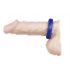 You2Toys - Dikke siliconen ring trio (blauw)