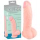 Medisch - siliconen dildo (20cm) - natuurlijk