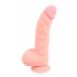 Medisch - siliconen dildo (20cm) - natuurlijk