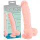 Medisch - silicone dildo (24cm) - naturel