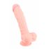 Medisch - silicone dildo (24cm) - naturel