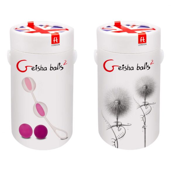 Geishaballen-set (roze-wit)