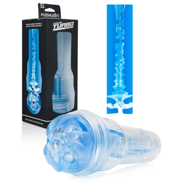 Fleshlight Turbo Thrust - zuigende masturbator (blauw)