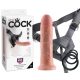 King Cock Strap-on 8 - opzet dildo - naturel