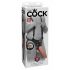 King Cock Strap-on 12 - holle strap-on dildo met harnas (30cm)