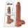 King Cock 10 inch dildó met ballen (25 cm) - bruin