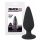 Black Velvet Zwaar - 40g anale dildo (zwart)