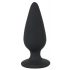 Zwarte Fluweel Zware Anale Dildo - 75g (zwart)