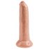 King Cock 9 Besnijden - realistische dildo (23 cm) - huidskleur