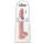 King Cock 14 grote dildo met ballen (35 cm) - naturel