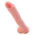 King Cock 14 grote dildo met ballen (35 cm) - naturel