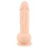 Silexd 9,5 - zuignap dildo - 24 cm (natuurlijk)