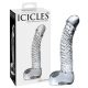 Icicles No. 61 - glashanger met bal en penis (doorzichtig)