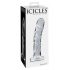 Icicles No. 62 - glazen dildo met penisvorm (transparant)