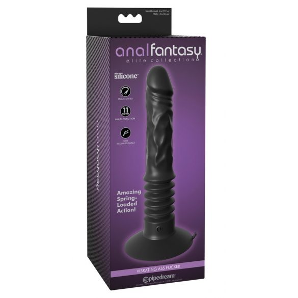 Analfantasie Anale Vibrator - Oplaadbaar (zwart)