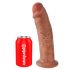 King Cock 25 cm Zwarte Dildo met Zuignap