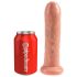 King Cock 7 Beschneidinator - realistische dildo (18cm) - natuur