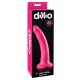 Dillio 7 - zuignap, realistische dildo (18cm) - roze