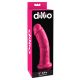 Dillio 8 - zuignap, realistische dildo (20cm) - roze