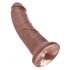 King Cock 20cm dildo - bruin