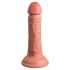 King Cock Elite 6 - zuignap, realistische dildo (15cm) - huidskleur