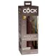 King Cock Elite 7 - zuignap, realistische dildo (18cm) - bruin