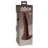 King Cock Elite 7 - zuignap, realistische dildo (18cm) - bruin