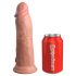 King Cock Elite 8 - Realistische Dildo met Zuignap (20 cm) - Naturel