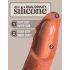 King Cock Elite 8 - zuignap, realistische vibrator 20cm (donker natuur)