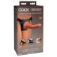 King Cock Elite Comfy - Strap-on dildó met harnas (donker)