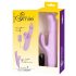 SMILE Stotend en Draaibaar Vibrator met Clitorisstimulator (Paars)