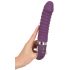 SMILE Soft - oplaadbare, verwarmde vibrator (paars)