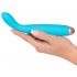 Cuties Mini - oplaadbare, waterdichte G-spot vibrator (turkoois)