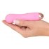 Cuties Mini- oplaadbare, waterdichte spiraal vibrator (roze)