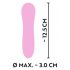 Cuties Mini- oplaadbare, waterdichte spiraal vibrator (roze)