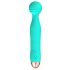 Cuties Mini Wand - oplaadbare, waterdichte massager vibrator (groen)