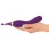 Javida - 2in1 oplaadbare clitorisstimulator en vibrator set (paars)