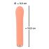 You2Toys peachy! mini G-spot oplaadbare G-punt vibrator (perzik)