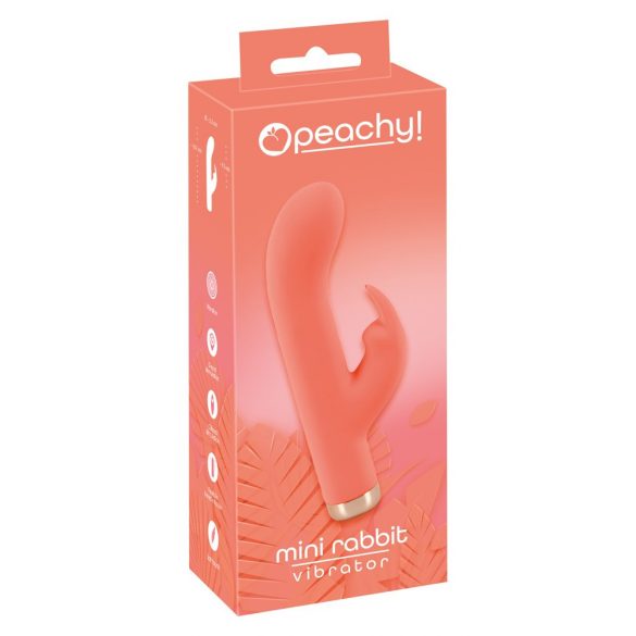 You2Toys peachy! mini konijn - oplaadbare vibrator (perzik)