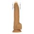 Naked Addiction Stotende Vibrator - Donker (23cm)