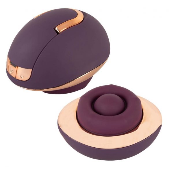 Belou - oplaadbare, draaiende clitoris vibrator (paars)