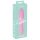 Cuties Mini 3 - Oplaadbaar, waterdicht, geribbeld vibrator (roze)