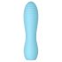 Cuties Mini 3 - oplaadbare, waterdichte geribbelde vibrator (turkoois)