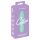 Cuties Mini 3 - oplaadbare, waterdichte, geometrische vibrator (groen)