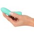 Cuties Mini 3 - oplaadbare, waterdichte, geometrische vibrator (groen)